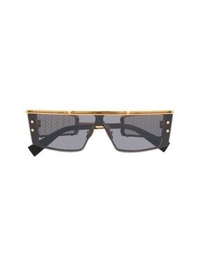 Balmain Eyewear by AKONI Wonder Boy III Oversized Frame Sunglasses Shield JAPAN